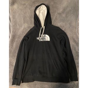 Black The North face hoodie sweater